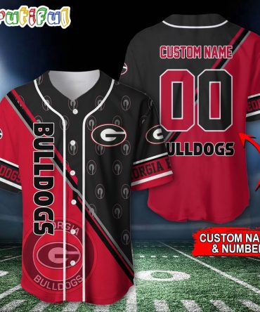 Ncaa Georgia Bulldogs Baseball Jersey, Custom Sport Jersey Shirt