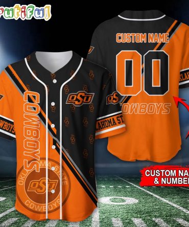 Ncaa Oklahoma State Cowboys Baseball Jersey, Custom Sport Jersey Shirt