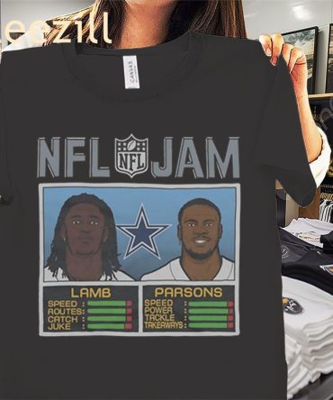 Nfl Jam Cowboys Ceedee Lamb And Micah Parsons Shirt Dallas Cowboys