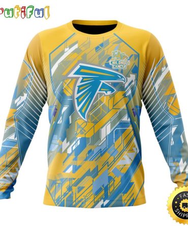 Nfl Atlanta Falcons Crewneck Sweatshirt Fearless Against Childhood Cancers Gift For Football Fans