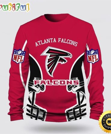 Nfl Atlanta Falcons Crewneck Sweatshirt For Football Fans