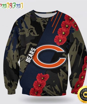 Nfl Chicago Bears Crewneck Sweatshirt Limited Edition Gift