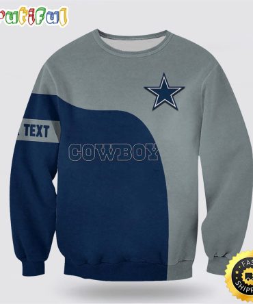 Nfl Dallas Cowboys Crewneck Sweatshirt For Football Fans