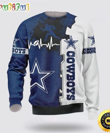 Nfl Dallas Cowboys Crewneck Sweatshirt Stay Cozy And Stylish