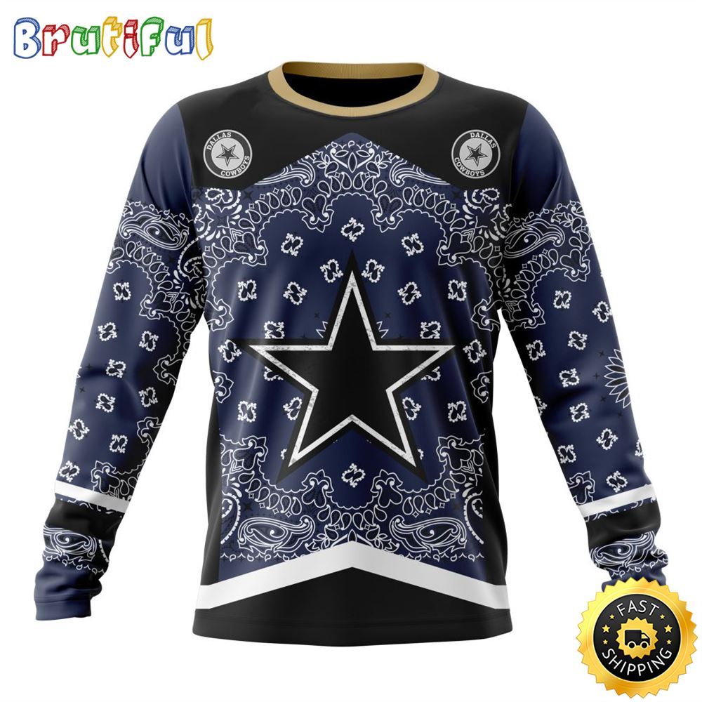 Nfl Dallas Cowboysls Crewneck Sweatshirt Specialized Classic Style Unisex Sweatshirt