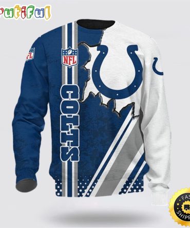 Nfl Indianapolis Colts Crewneck Sweatshirt For Hot Fans