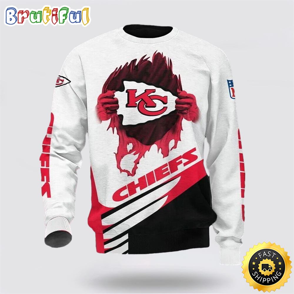 Nfl Kansas City Chiefs Crewneck Sweatshirt For Cool Fans