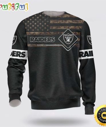 Nfl Las Vegas Raiders Crewneck Sweatshirt Limited Edition Gift