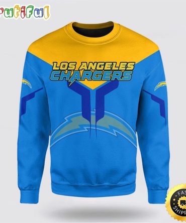 Nfl Los Angeles Chargers Crewneck Sweatshirt Limited Edition Gift