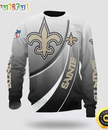 Nfl New Orleans Saints Crewneck Sweatshirt Gift For Fans