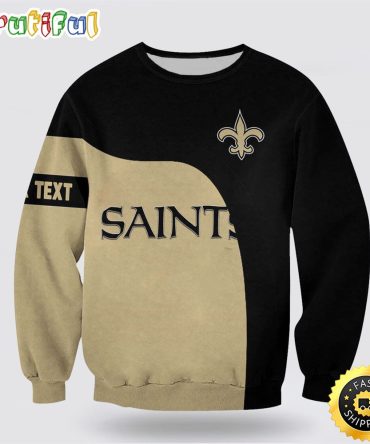 Nfl New Orleans Saints Crewneck Sweatshirt Limited Edition Gift
