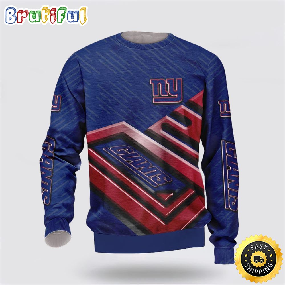 Nfl New York Giants Crewneck Sweatshirt Show Team Spirit