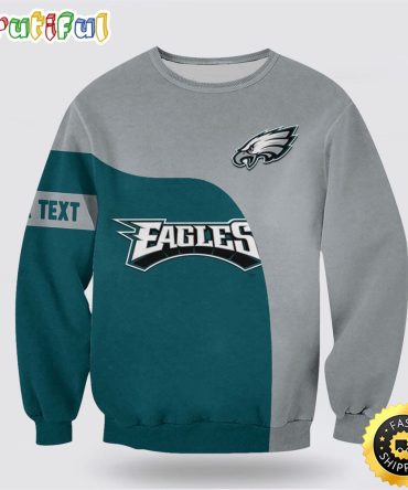 Nfl Philadelphia Eagles Crewneck Sweatshirt For Hot Fans
