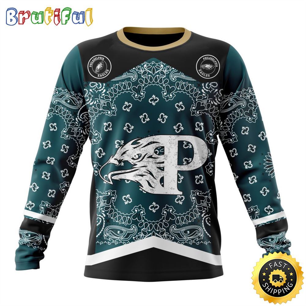 Nfl Philadelphia Eagles Crewneck Sweatshirt Specialized Classic Style Unisex Sweatshirt
