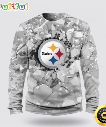 Nfl Pittsburgh Steelers Crewneck Sweatshirt For Football Fans