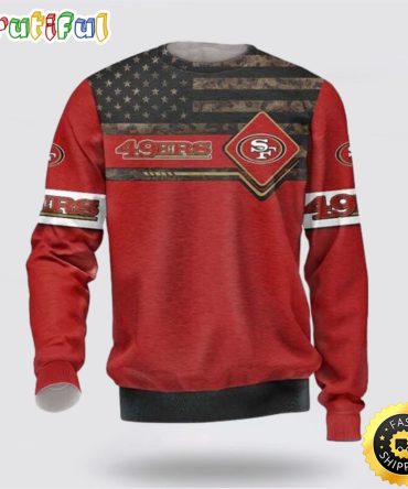 Nfl San Francisco 49Ers Crewneck Sweatshirt For Hot Fans