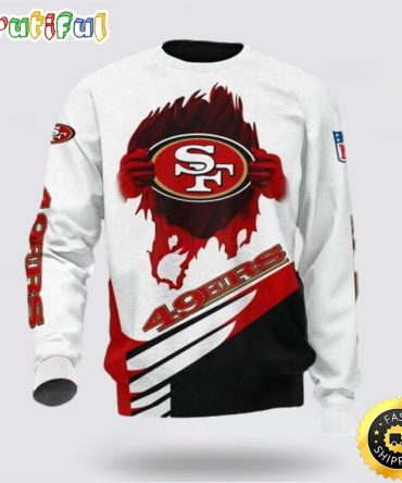Nfl San Francisco 49Ers Crewneck Sweatshirt Limited Edition Gift
