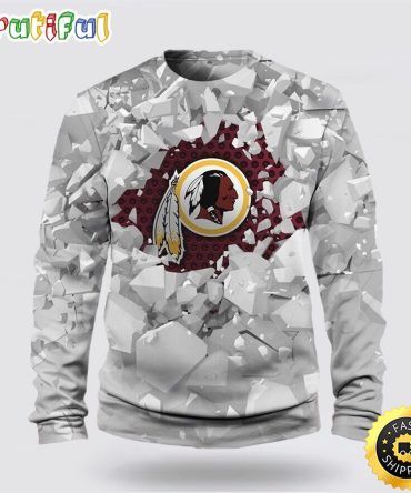 Nfl Washington Commanders Crewneck Sweatshirt For Cool Fans
