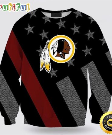 Nfl Washington Commanders Crewneck Sweatshirt For Hot Fans