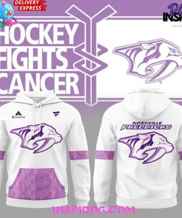 Nashville Predators Hockey Fights Cancer Special Hoodie