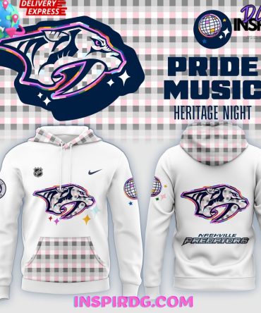 Nashville Predators Pride Music Heritage Night 2024 Hoodie