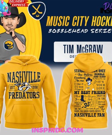 Nashville Predators Tim Mcgraw Music City Hockey All Over Print Hoodie, 3D Hoodie