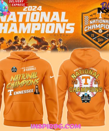 National Champions Tennessee Baseball 2024 All Over Print Hoodie Shirt