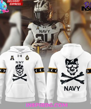 Navy Midshipmen Uniform Fear The Bones Special Hoodie