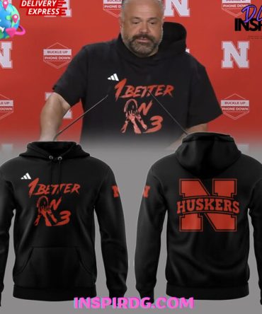 Nebraska Cornhuskers 1 Better On 3 Special All Over Print Hoodie