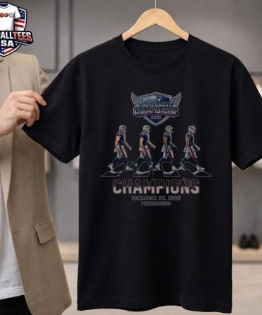 New England Patriots 2025 Afc East Champions December 28 2025 Abbey Road Unisex Shirt