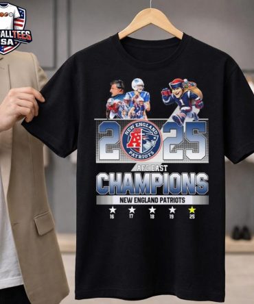 New England Patriots Afc East Champions 16-17-18-19-25 Unisex Shirt