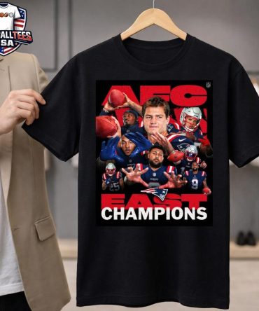 New England Patriots Afc East Champions 2025 Poster Unisex Shirt