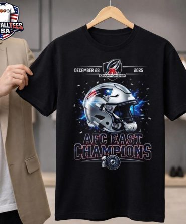 New England Patriots Champions 2025 Afc East Championship On December 28 2025 Helmet Unisex Shirt