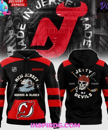 New Jersey Devils Boards & Blades Jetty Special Hoodie