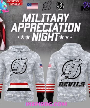New Jersey Devils Military Appreciation Night Special Hoodie