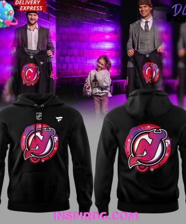New Jersey Devils Reimagining Of 90S Sport Style All Over Print Hoodie