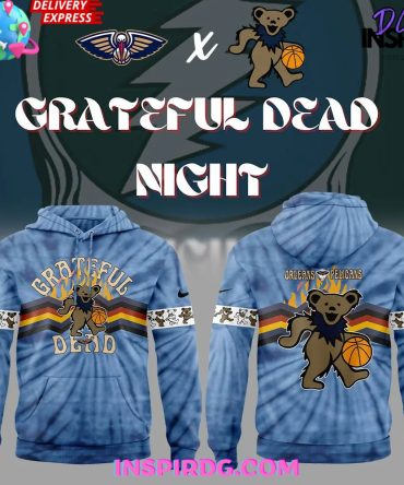 New Orleans Pelicans Grateful Dead Night Edition Hoodie