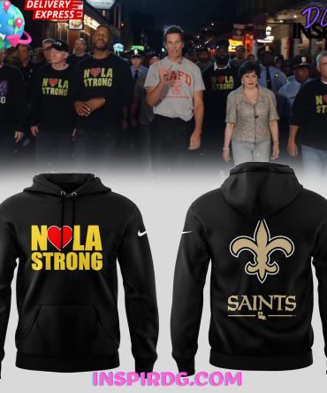 New Orleans Saints Nola Strong 2025 All Over Print Hoodie, 3D Hoodie