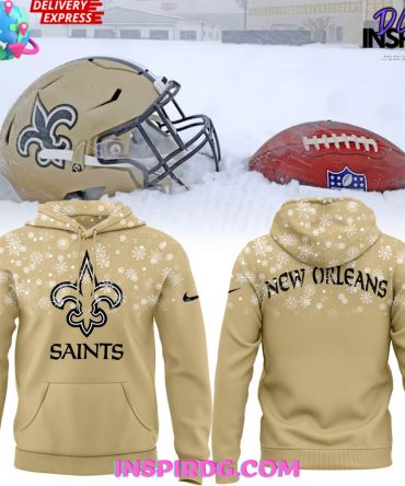 New Orleans Saints Snow 2025 All Over Print Hoodie, 3D Hoodie