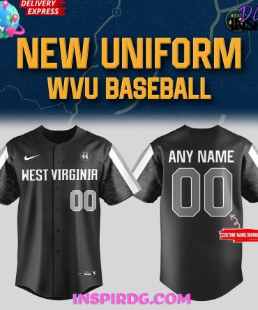 New Uniform West Virginia University 2025 Coal Rush Baseball Jersey