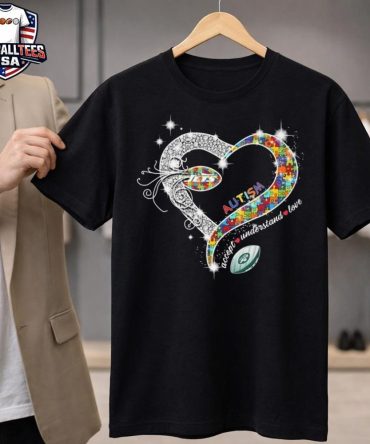 New York Jets Accept Understand Love Autism Diamond Heart 2026 Unisex Shirt