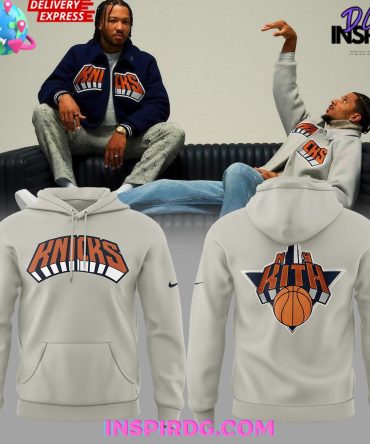 New York Knicks X Kith Special Gray Hoodie