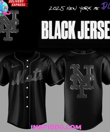 New York Mets “Back In Black” 2025 Special Jersey
