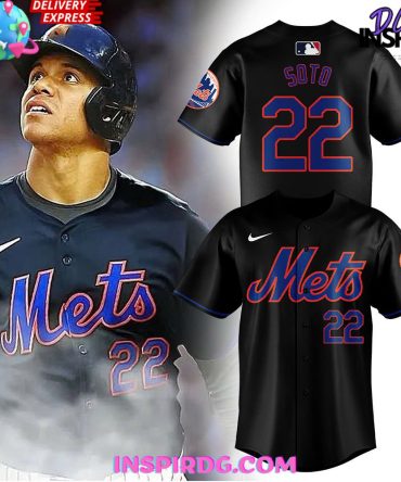 New York Mets Juan Soto Special Edition Black Baseball Jersey