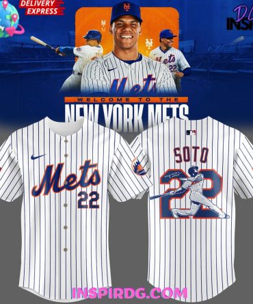 New York Mets Juan Soto Special Edition Stripe Baseball Jersey