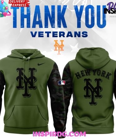 New York Mets Thank You Veterans Special Hoodie