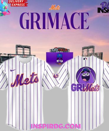 New York Mets X Grimace 2025 Baseball Jersey