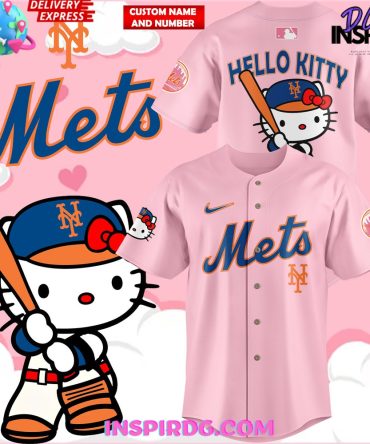 New York Mets X Hello Kitty Baseball Jersey