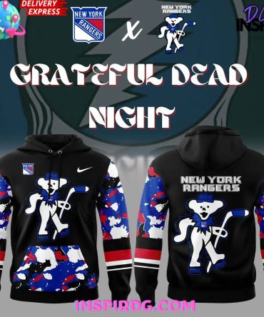 New York Rangers Grateful Dead Night Edition Hoodie