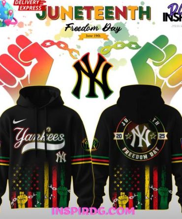 New York Yankees Juneteenth Day 2025 Special All Over Print Hoodie